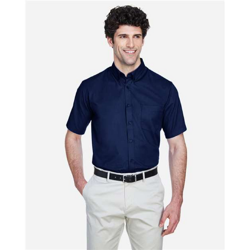 Men's Optimum Short Sleeve Twill Dress Shirt - 