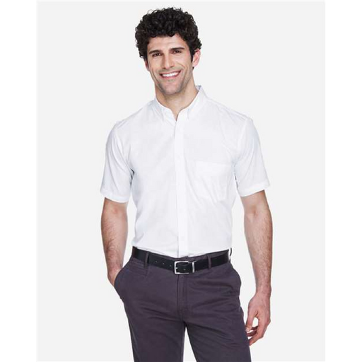 Men's Optimum Short Sleeve Twill Dress Shirt - 