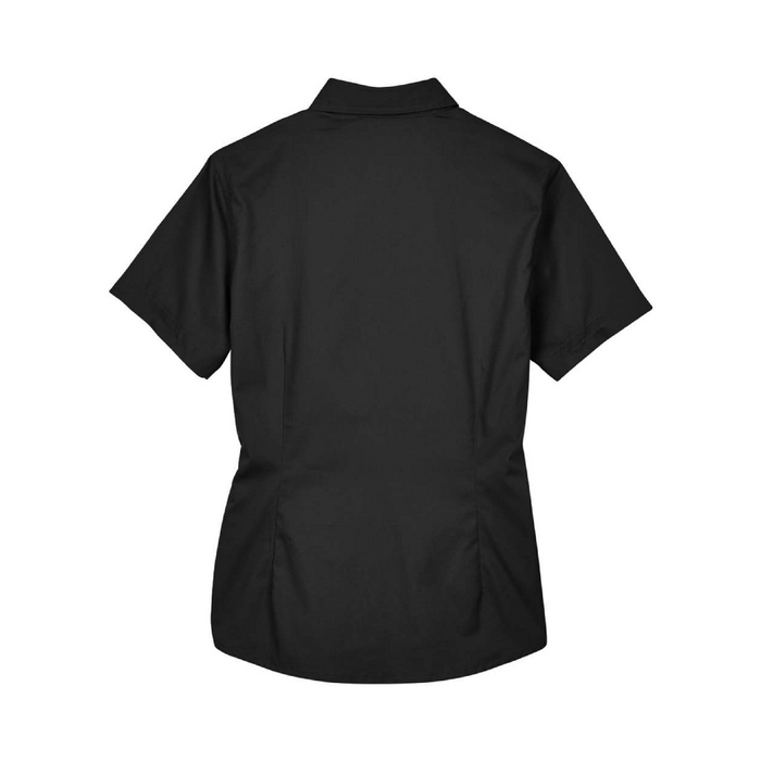 Rear view of the Women's Optimum Short Sleeve Twill Shirt - 