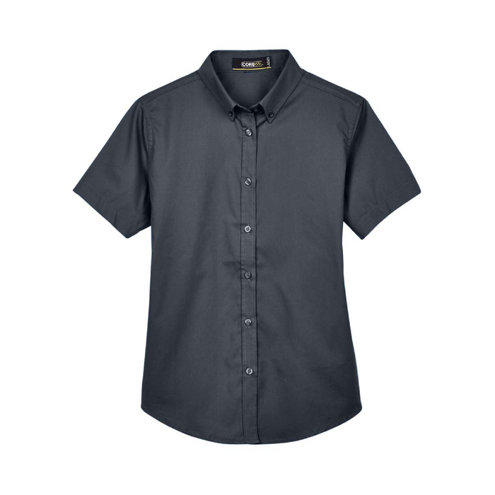 Front view of the Women's Optimum Short Sleeve Twill Shirt - 