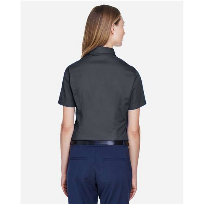 Women's Optimum Short Sleeve Twill Shirt - 