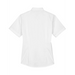 Rear view of the Women's Optimum Short Sleeve Twill Shirt - 