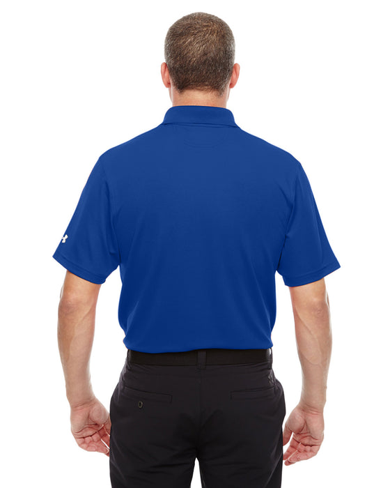 Rear view of the Under Armour Men's Polo