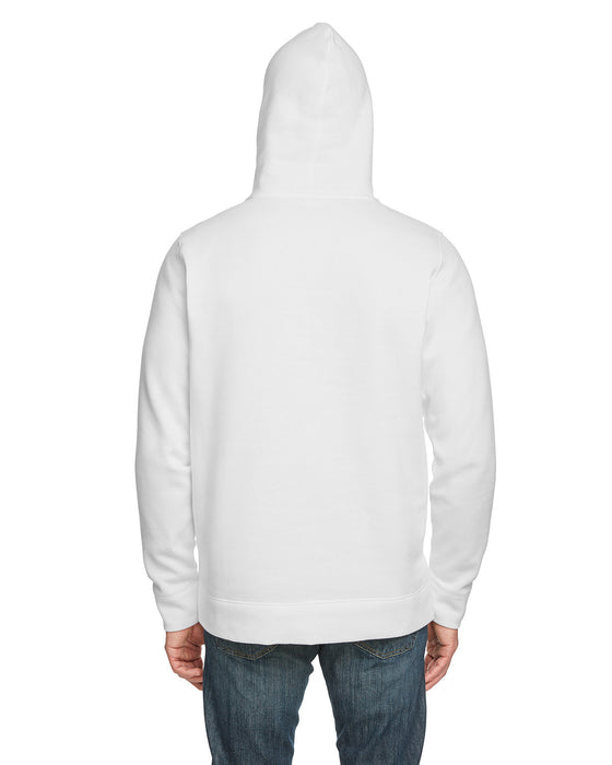 Rear view of the Under Armour Men's Hustle Pullover Hooded Sweatshirt