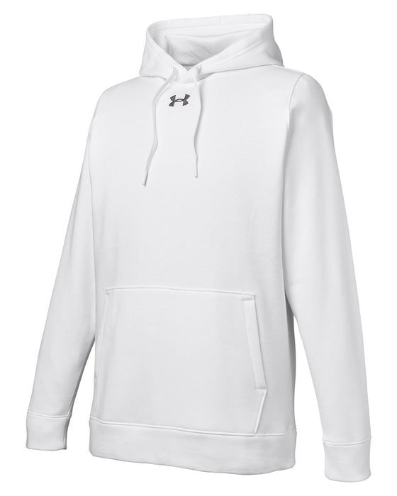 Right and Blank view of the Under Armour Men's Hustle Pullover Hooded Sweatshirt