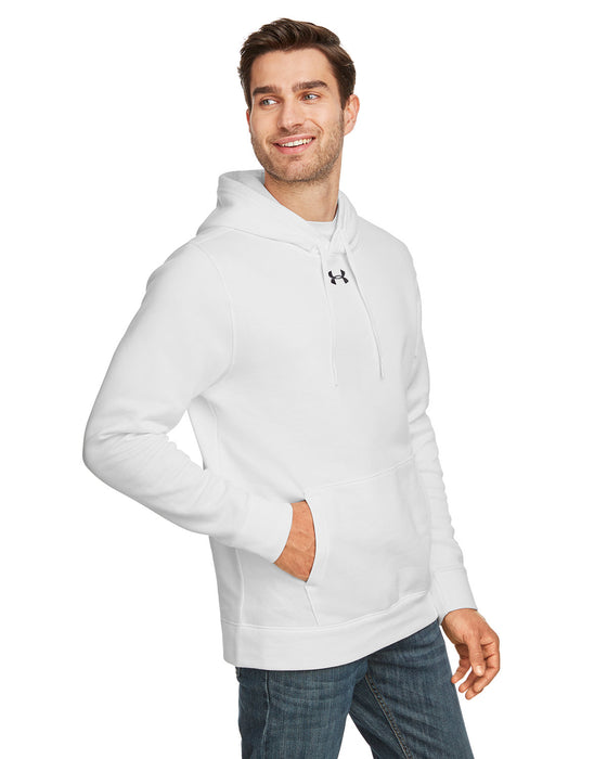 Right view of the Under Armour Men's Hustle Pullover Hooded Sweatshirt