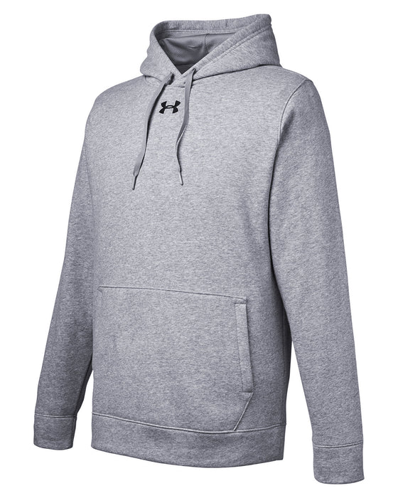 Right and Blank view of the Under Armour Men's Hustle Pullover Hooded Sweatshirt