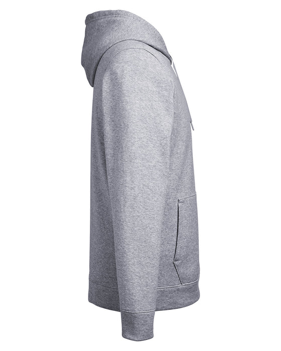 Right and Blank view of the Under Armour Men's Hustle Pullover Hooded Sweatshirt