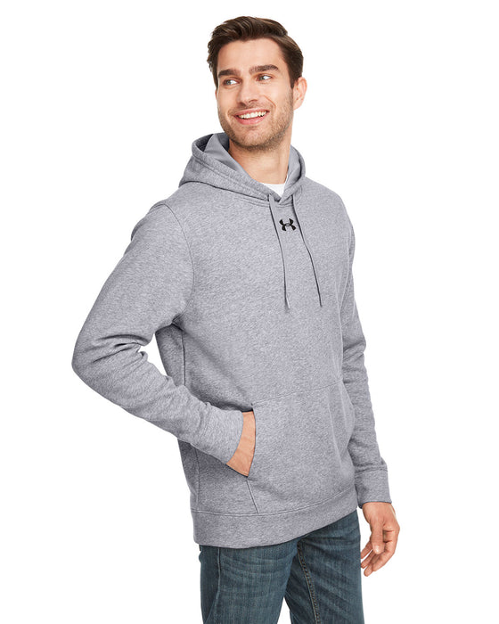 Right view of the Under Armour Men's Hustle Pullover Hooded Sweatshirt