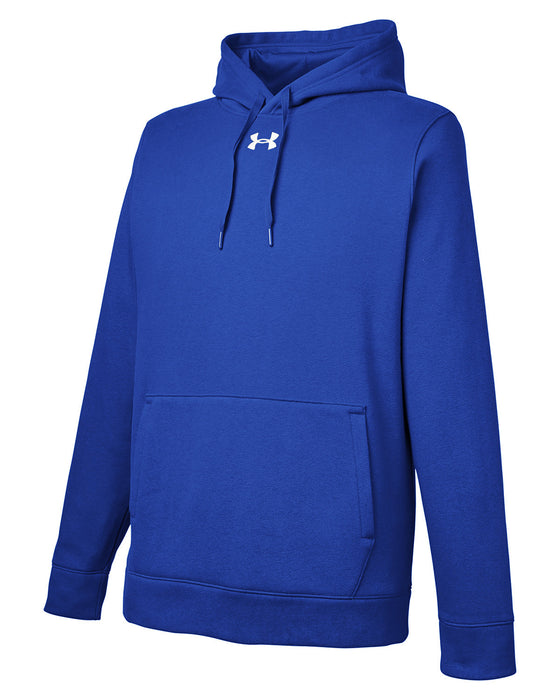 Right and Blank view of the Under Armour Men's Hustle Pullover Hooded Sweatshirt