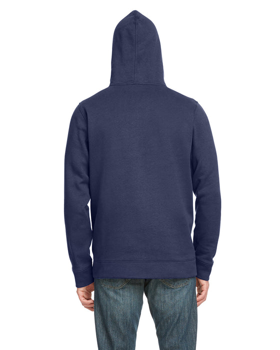 Rear view of the Under Armour Men's Hustle Pullover Hooded Sweatshirt