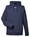 Front and Blank view of the Under Armour Men's Hustle Pullover Hooded Sweatshirt