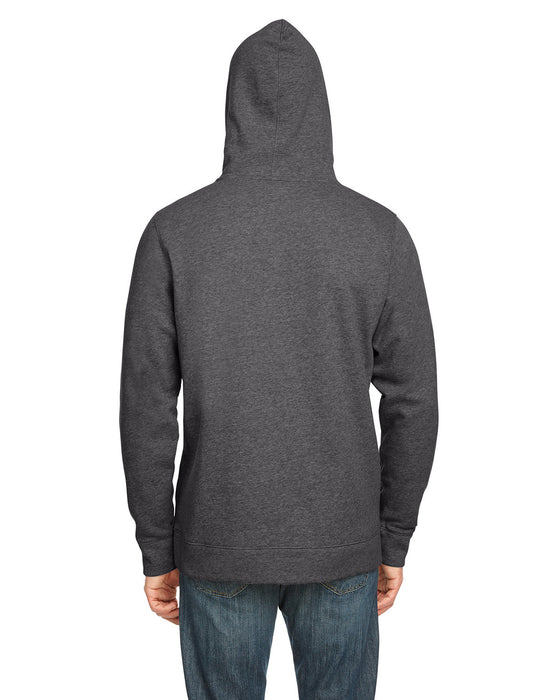 Rear view of the Under Armour Men's Hustle Pullover Hooded Sweatshirt