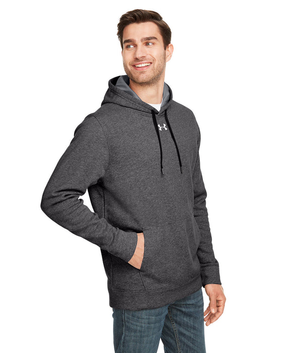 Right view of the Under Armour Men's Hustle Pullover Hooded Sweatshirt