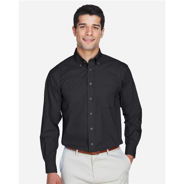 Men's Crown Collection® Broadcloth Woven Dress Shirt - 