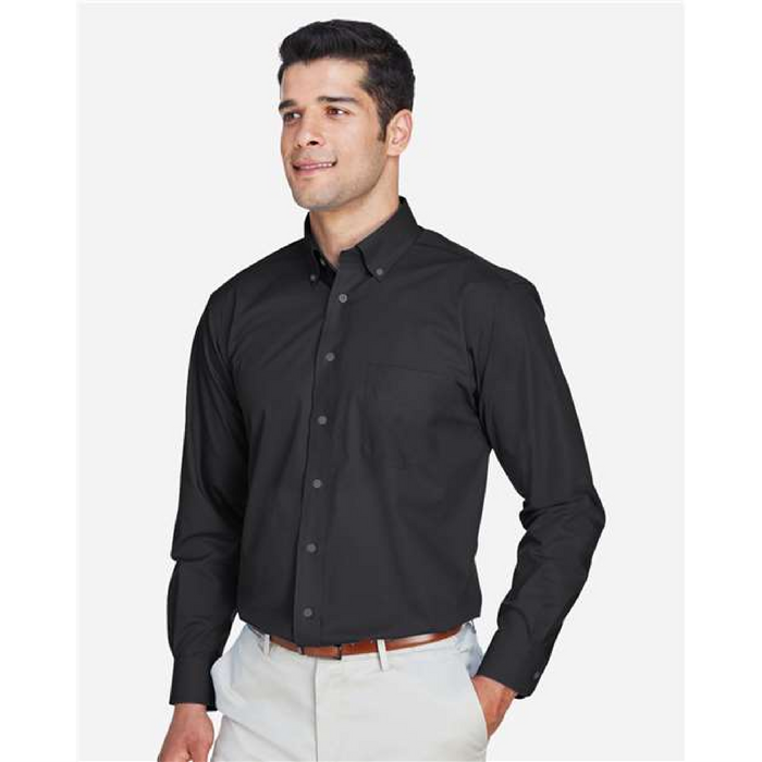 Men's Crown Collection® Broadcloth Woven Dress Shirt - 