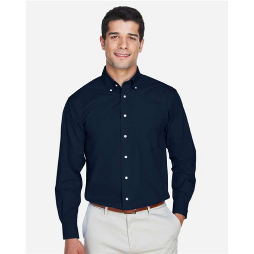 Men's Crown Collection® Broadcloth Woven Dress Shirt - 
