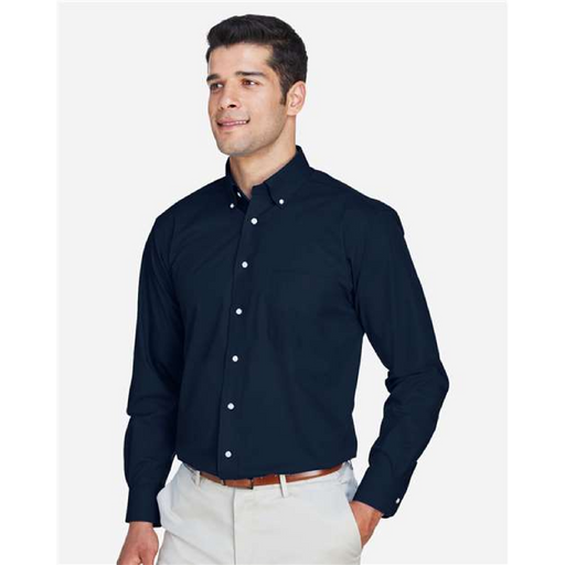 Men's Crown Collection® Broadcloth Woven Dress Shirt - 