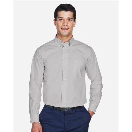 Men's Crown Collection® Broadcloth Woven Dress Shirt - 