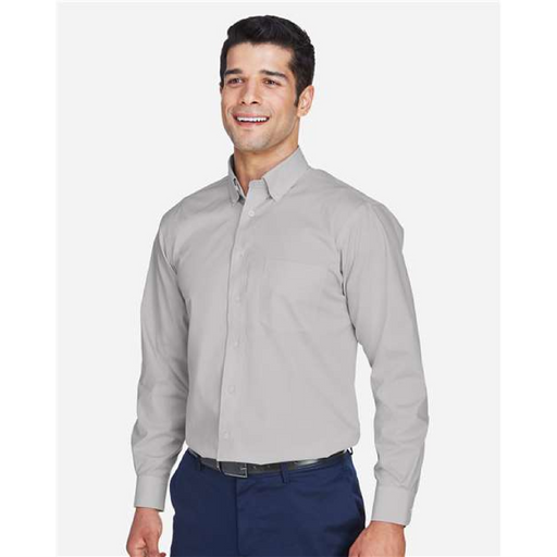 Men's Crown Collection® Broadcloth Woven Dress Shirt - 
