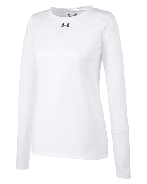 Right and Blank view of the Under Armour Ladies' Long-Sleeve Locker T-Shirt 2.0