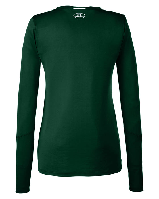 Rear and Blank view of the Under Armour Ladies' Long-Sleeve Locker T-Shirt 2.0