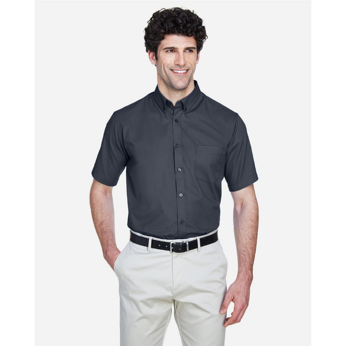 Men's Optimum Short Sleeve Twill Dress Shirt - 