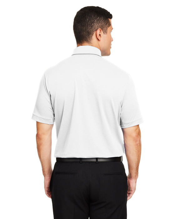 Rear view of the Under Armour Men's Title Polo