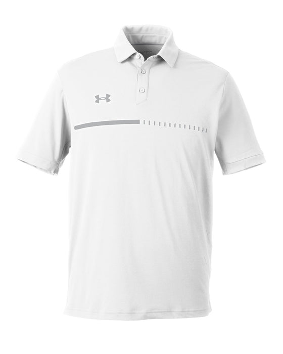 Front and Blank view of the Under Armour Men's Title Polo