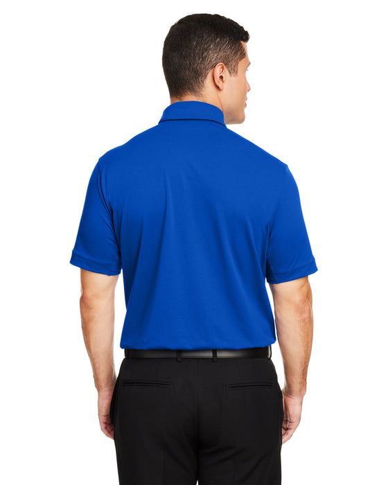 Rear view of the Under Armour Men's Title Polo