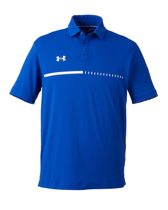 Front and Blank view of the Under Armour Men's Title Polo