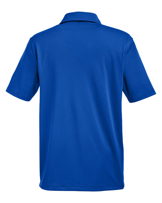 Rear and Blank view of the Under Armour Men's Tech™ Polo