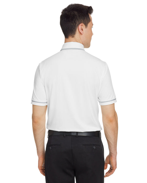 Rear view of the Under Armour Men's Tipped Teams Performance Polo