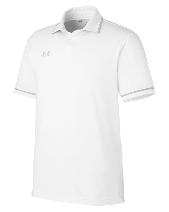 Right and Blank view of the Under Armour Men's Tipped Teams Performance Polo