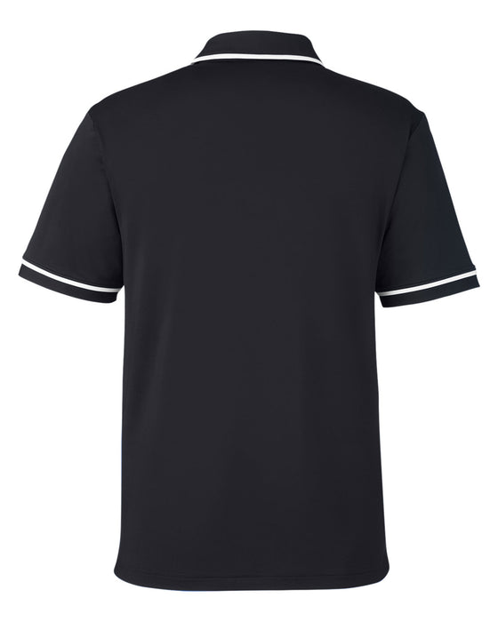 Rear and Blank view of the Under Armour Men's Tipped Teams Performance Polo