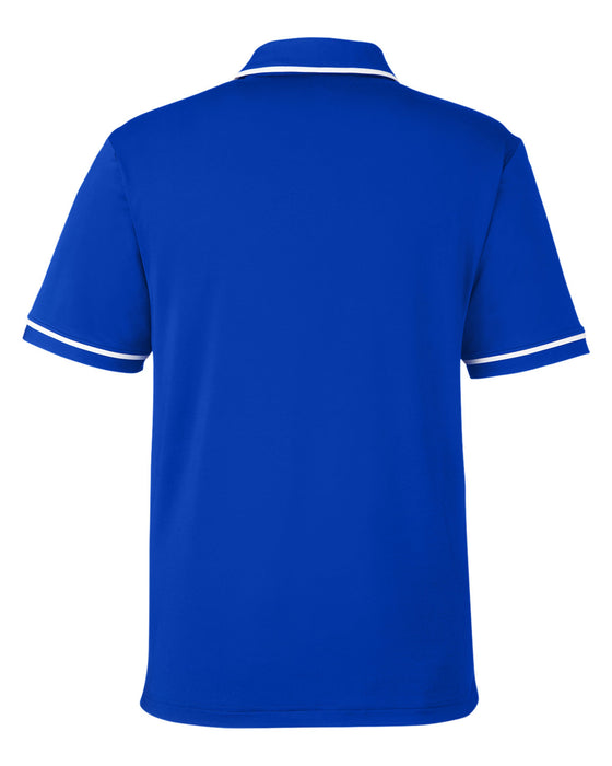 Rear and Blank view of the Under Armour Men's Tipped Teams Performance Polo