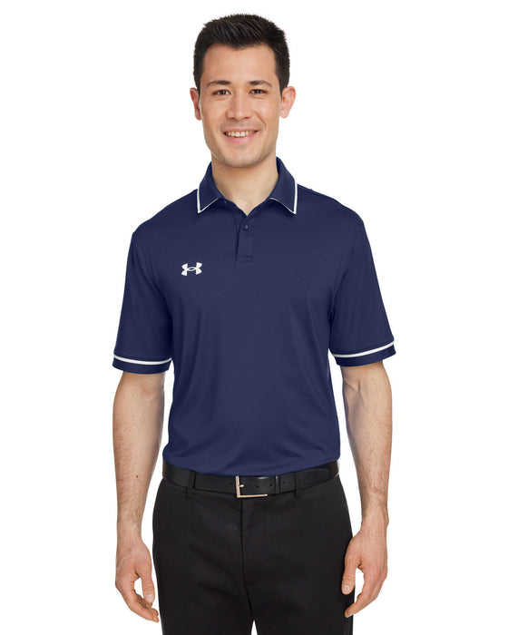 Front and Primary view of the Under Armour Men's Tipped Teams Performance Polo