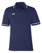 Front and Blank view of the Under Armour Men's Tipped Teams Performance Polo