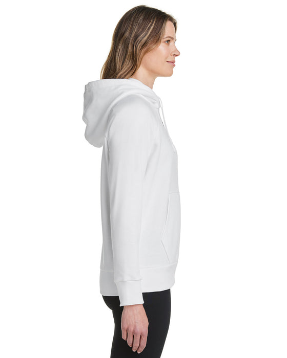 Right view of the Under Armour Ladies' Rival Fleece Hooded Sweatshirt