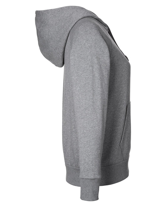 Right and Blank view of the Under Armour Ladies' Rival Fleece Hooded Sweatshirt