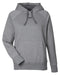 Front and Blank view of the Under Armour Ladies' Rival Fleece Hooded Sweatshirt