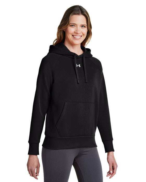 Right view of the Under Armour Ladies' Rival Fleece Hooded Sweatshirt