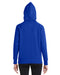 Rear view of the Under Armour Ladies' Rival Fleece Hooded Sweatshirt