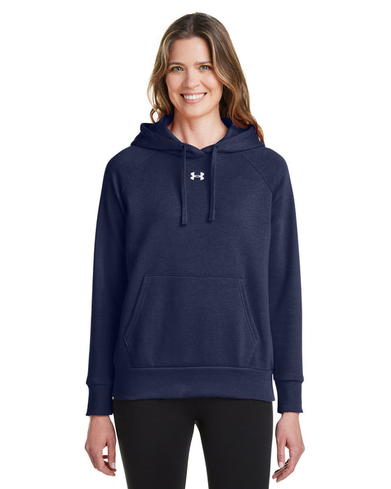 Front and Primary view of the Under Armour Ladies' Rival Fleece Hooded Sweatshirt