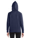 Rear view of the Under Armour Ladies' Rival Fleece Hooded Sweatshirt