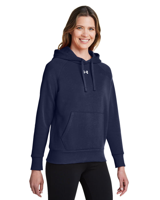 Right view of the Under Armour Ladies' Rival Fleece Hooded Sweatshirt