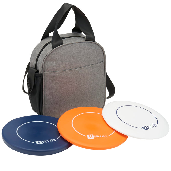 Angle-Right and Blank view of the 3pc Disc Golf Set