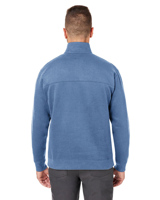 Rear view of the Columbia Men's Hart Mountain Half-Zip Sweater