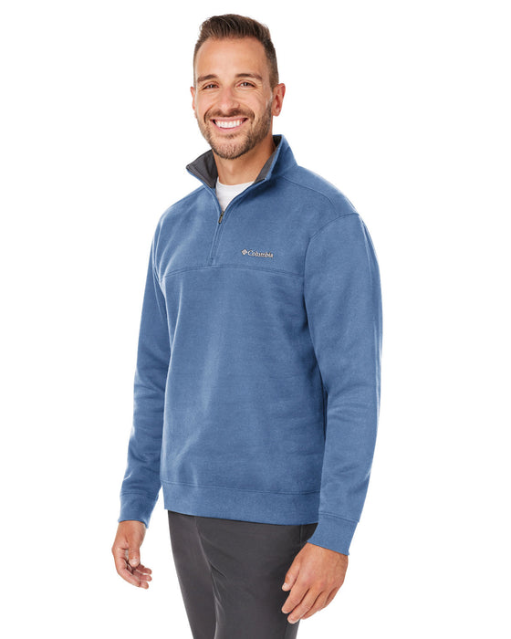 Right view of the Columbia Men's Hart Mountain Half-Zip Sweater