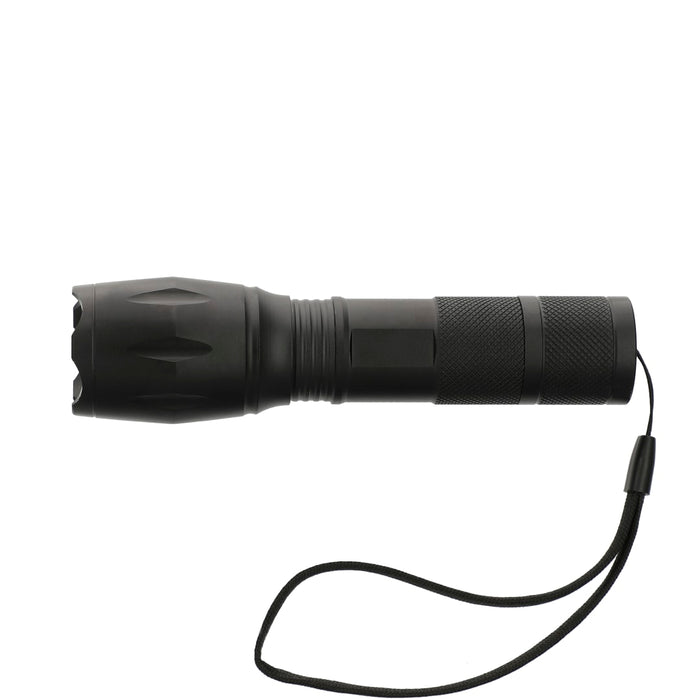 Back and Blank view of the High Performance 500 Lumen Flashlight